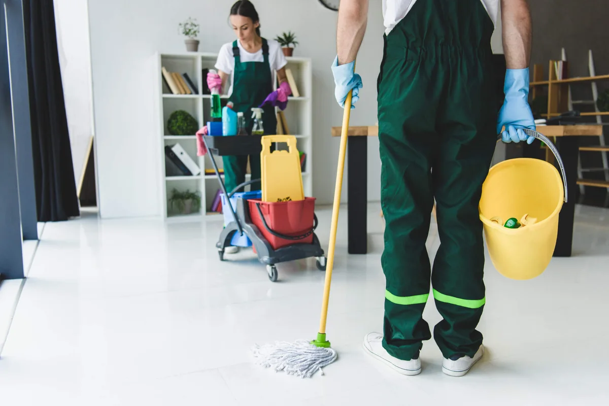 Professional hard-floor cleaning